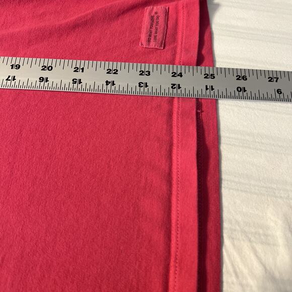 Life Is Good Womens Crusher Tee Size Large Pink Campground Scene Short Sleeve - Picture 8 of 8